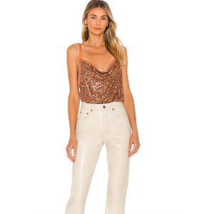 NWOT Intimately Free People Shimmer & Shine Bodysuit / Sunset Size S REVOLVE